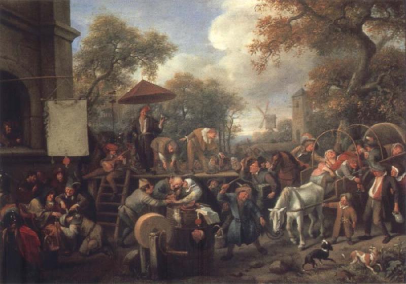 Jan Steen The Quack oil painting picture